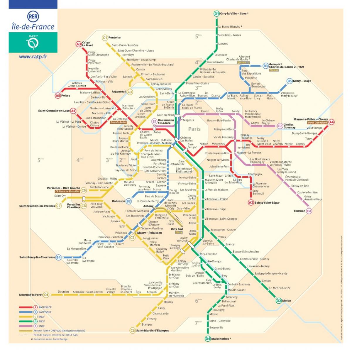 RER A в Париже: карта, расписание, важные остановки